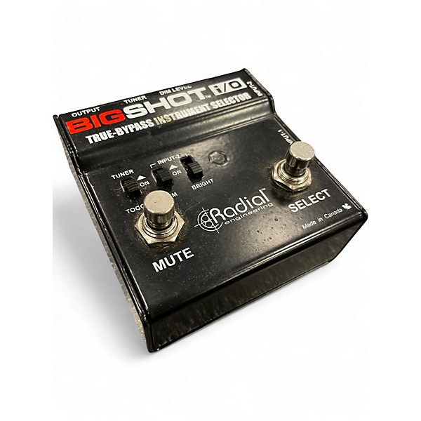 Used Radial Engineering Bigshot I/O True Bypass Selector Pedal