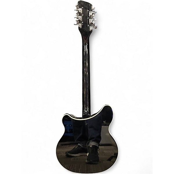 Used 2016 Rickenbacker 360/12 Black Hollow Body Electric Guitar