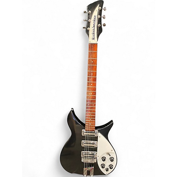 Used 2005 Rickenbacker 350V63 Black Solid Body Electric Guitar