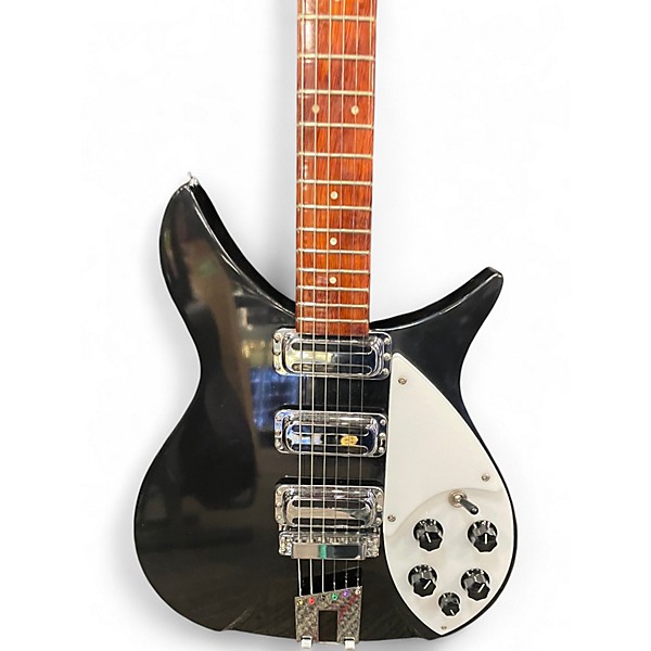 Used 2005 Rickenbacker 350V63 Black Solid Body Electric Guitar