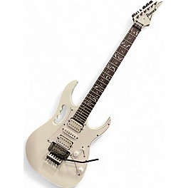 Used Ibanez JEMJR Alpine White Solid Body Electric Guitar
