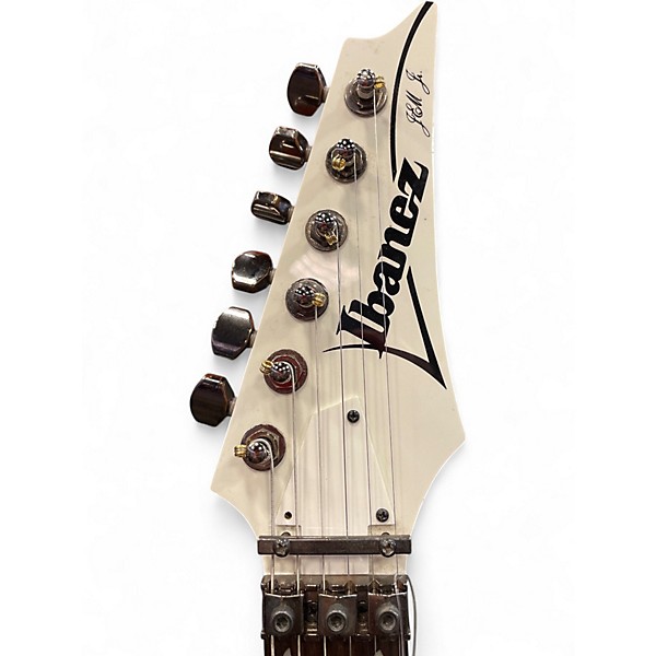Used Ibanez JEMJR Alpine White Solid Body Electric Guitar