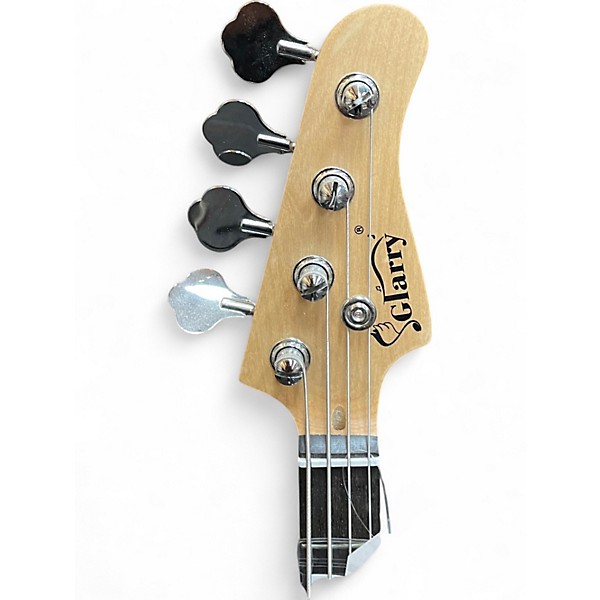 Used Glarry 4 STRING BASS Natural Electric Bass Guitar