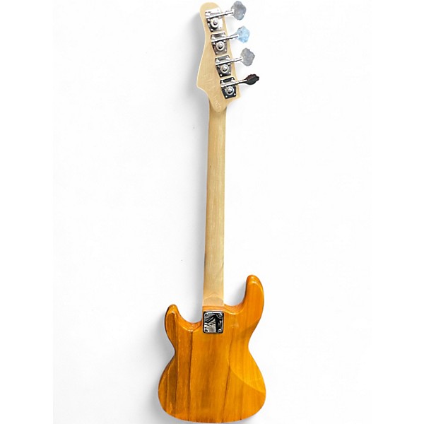 Used Glarry 4 STRING BASS Natural Electric Bass Guitar