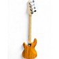 Used Glarry 4 STRING BASS Natural Electric Bass Guitar