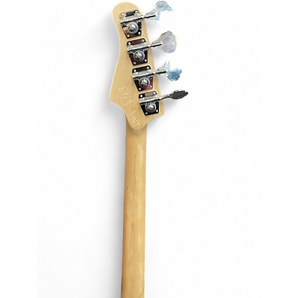 Used Glarry 4 STRING BASS Natural Electric Bass Guitar