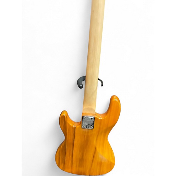 Used Glarry 4 STRING BASS Natural Electric Bass Guitar
