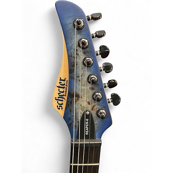 Used Schecter Guitar Research REAPER 6 SKY BURST Solid Body Electric Guitar