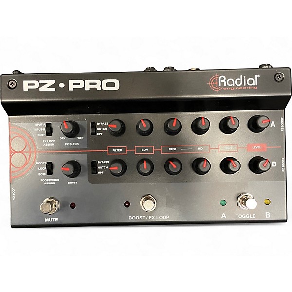 ギター Radial PZ-PRO 2ch Preamp PZ-Pro 2-channel Preamplifier
