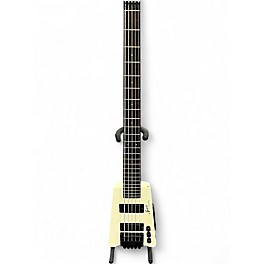 Used Steinberger XT25 Spirit 5 String Antique White Electric Bass Guitar