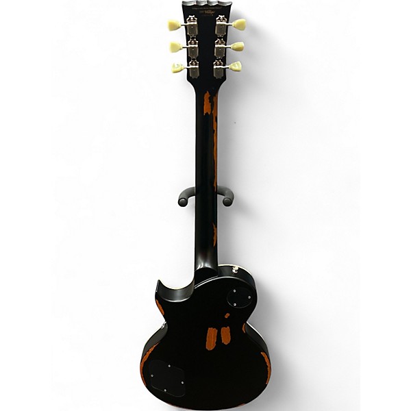 Used Vintage V100MRBK Black Over Sunburst Solid Body Electric Guitar
