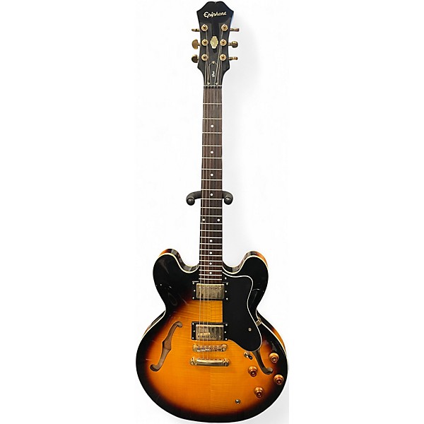 ANYONE Flaming Speed Dot 2こ Used Epiphone Dot Deluxe Flametop 2 Tone Sunburst Hollow