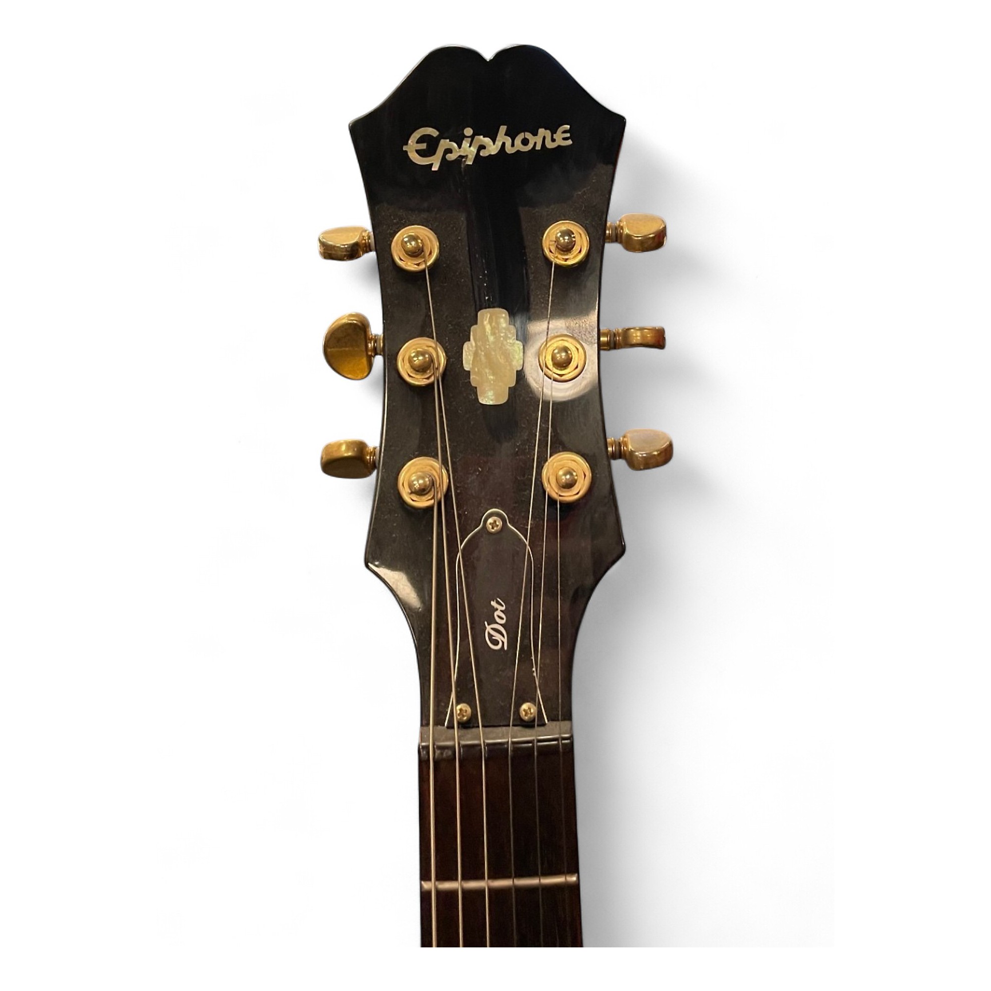 ギター Epiphone dot Used Epiphone Dot Deluxe Flametop 2 Tone Sunburst Hollow