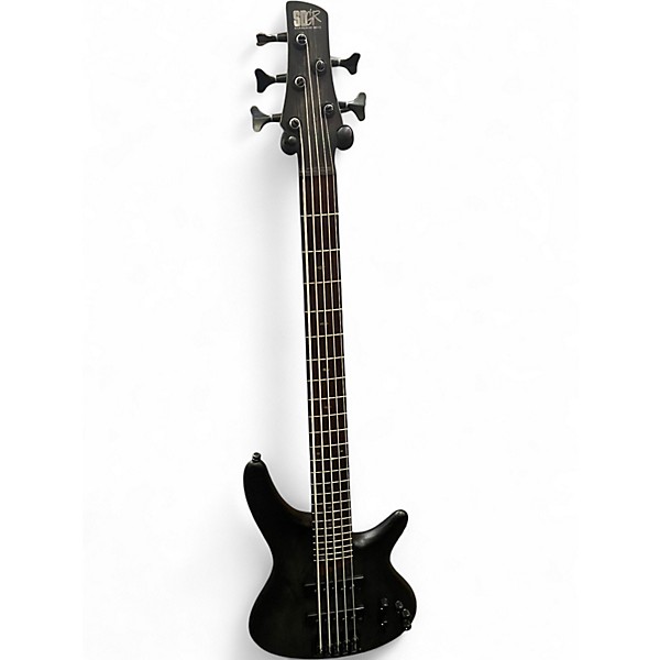 Used 2023 Ibanez SR605 5 String FLAT GRAY Electric Bass