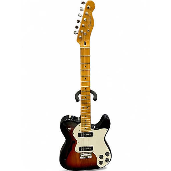 Used Fender Deluxe Thinline Telecaster 2 Tone Sunburst
