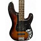 Used Fender American Elite Precision Bass 3 Tone Sunburst Electric Bass Guitar