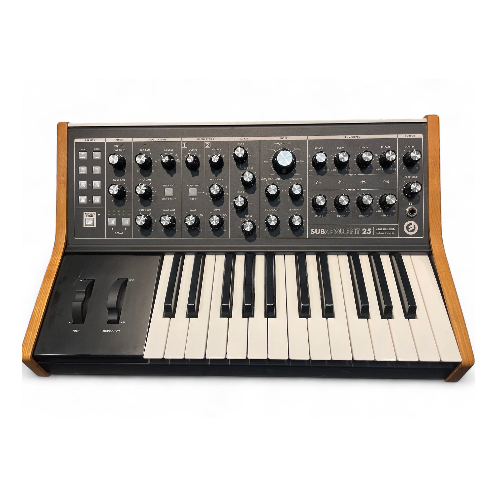☆美品☆Moog Subsequent 25 廃盤モデル Moog Subsequent 25 Analog Keyboard Synthesizer | zZounds