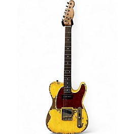Used Nates Custom Relics T Style Yellow Relic Solid Body Electric Guitar