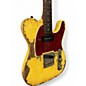 Used Nates Custom Relics T Style Yellow Relic Solid Body Electric Guitar