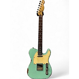 Used Nate's Custom Relics T Style Surf Green Solid Body Electric Guitar