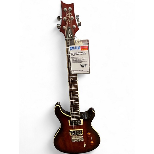 Used PRS SE Standard 24 Tobacco Burst Solid Body Electric Guitar