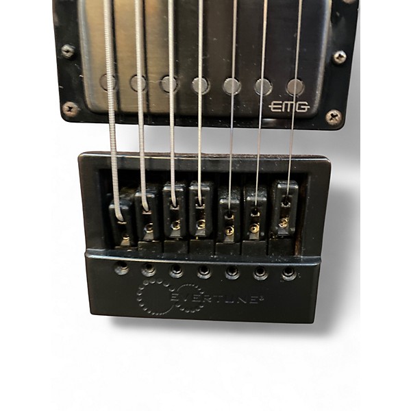 Used ESP LTD HRF-1007ET Brown Solid Body Electric Guitar