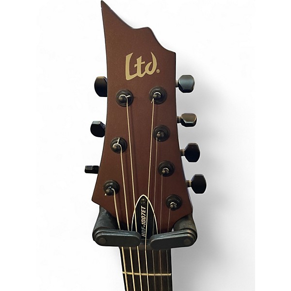 Used ESP LTD HRF-1007ET Brown Solid Body Electric Guitar