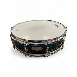 Used SPL 14X4 468 Piccolo Turquoise Fade Drum