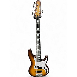 Used Kiesel PB-5 3 Tone Sunburst Electric Bass Guitar