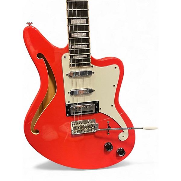 Used D'Angelico PREMIER BEDFORD SH Fiesta Red Hollow Body Electric Guitar