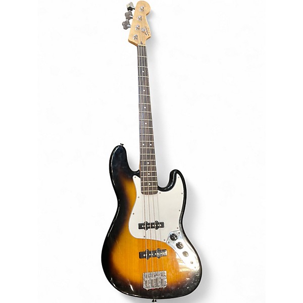 Used Squier Affinity Jazz Bass 2 Color Sunburst Electric