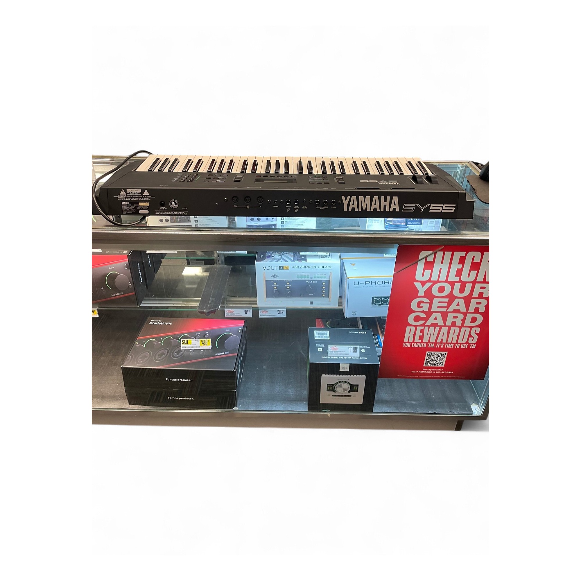 YAMAHA シンセサイザー SY55 ソフトケース付き YAMAHA シンセサイザー SY55 ソフトケース付き YAMAHA