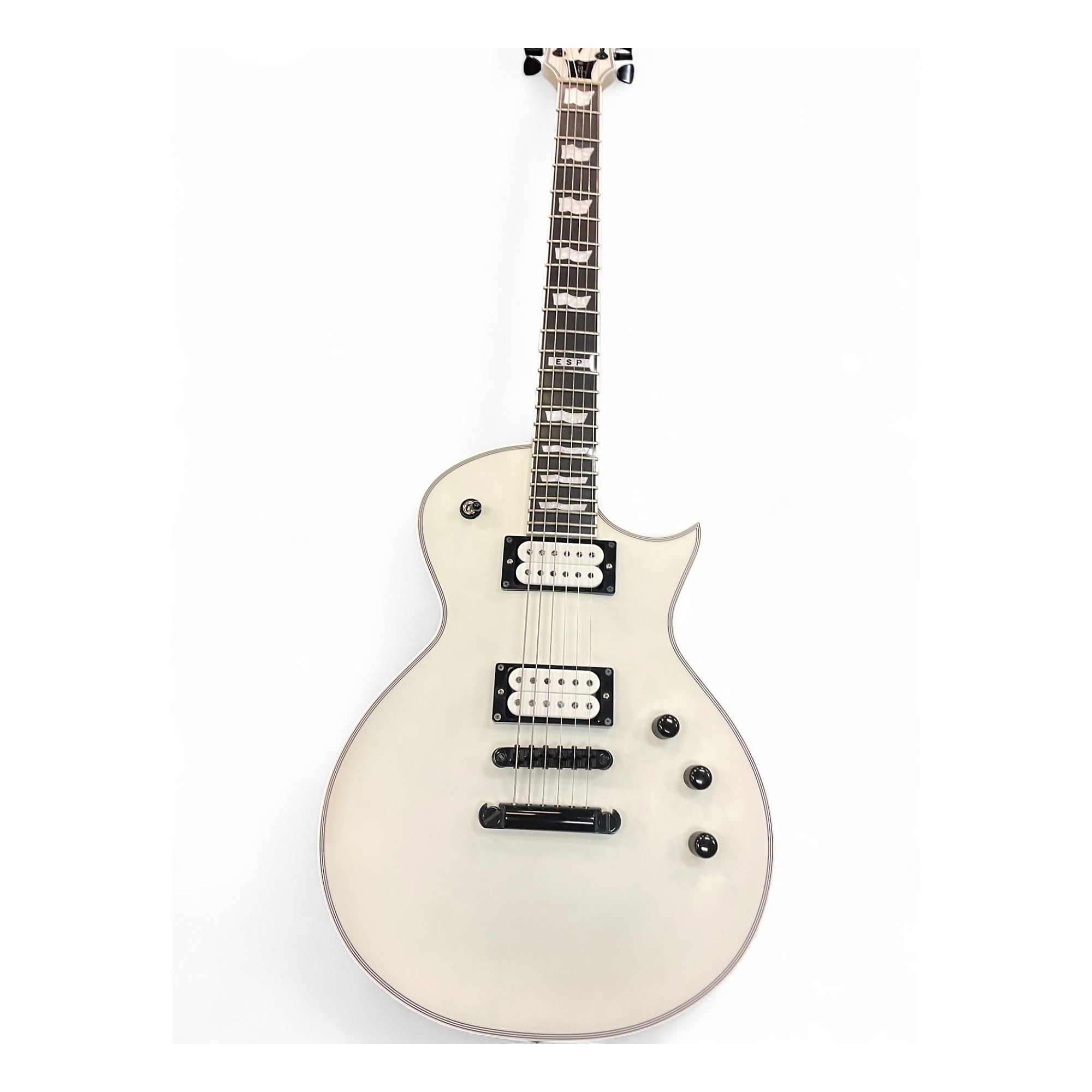 Used ESP E-II Eclipse MATTE WHITE Solid Body Electric Guitar