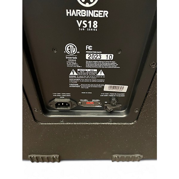 Used Harbinger VS 18 Powered Subwoofer