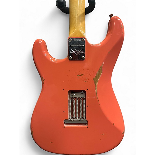 Used Fender Ltd 60 Stratocaster Relic tahitian coral Solid Body Electric Guitar
