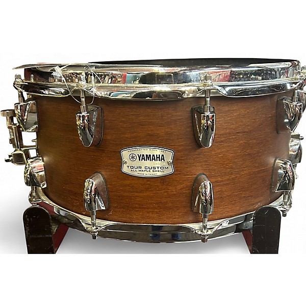 Used Yamaha 14in TOUR CUSTOM Chocolate Satin Drum