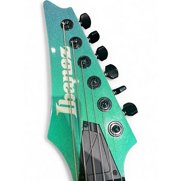 Used Ibanez AXION LABEL S671ALB BLUE CHAMELEON Solid Body Electric Guitar