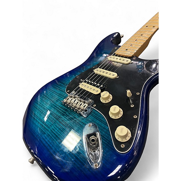 Used Fender Player Stratocaster Blue Burst Solid Body Electric Guitar