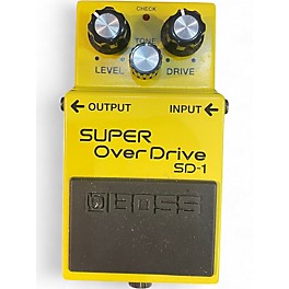 Used BOSS SD1 Super Overdrive Effect Pedal
