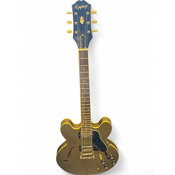 Used Epiphone ES355 Olive Hollow Body Electric Guitar