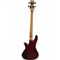 Used Schecter custom 4 red Electric Bass Guitar