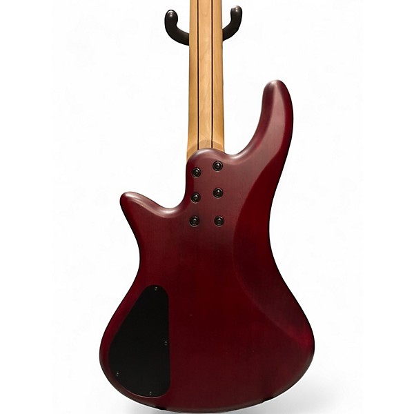 Used Schecter custom 4 red Electric Bass Guitar