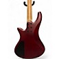 Used Schecter custom 4 red Electric Bass Guitar
