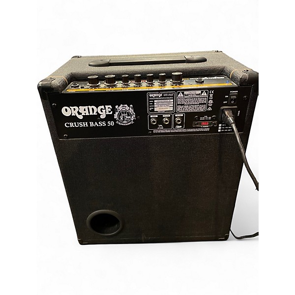 Used Orange Amplifiers Crush Bass 50 Bass Combo Amp