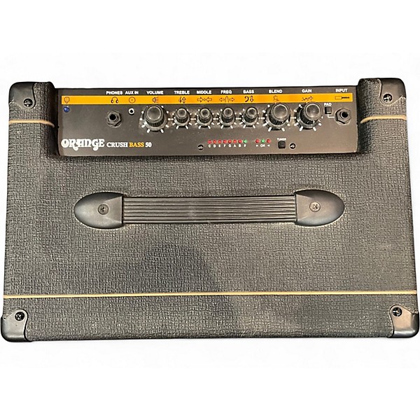 Used Orange Amplifiers Crush Bass 50 Bass Combo Amp