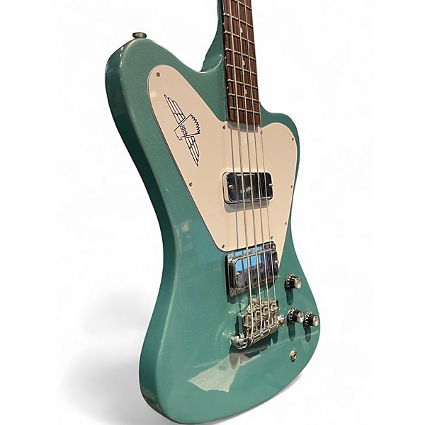 Used 2023 Gibson Non-Reverse Thunderbird Faded Pelham Blue Electric Bass Guitar