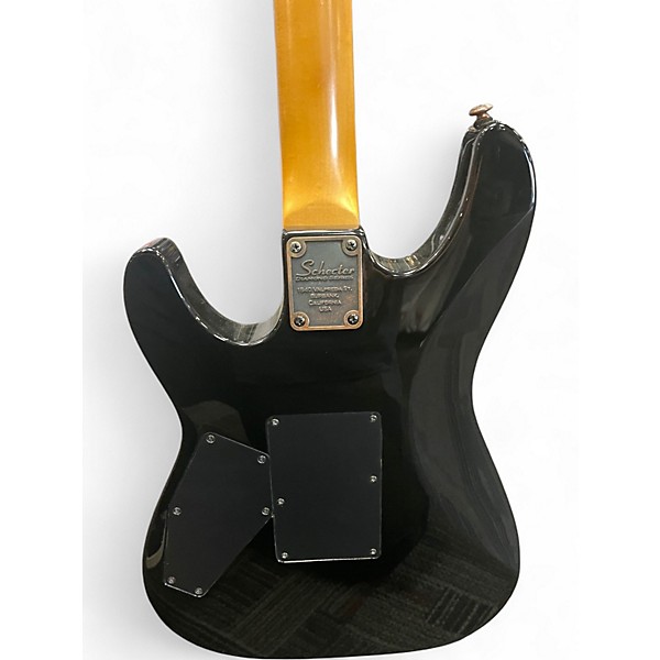 Used Schecter Guitar Research C1 Floyd Rose Platinum Camo Solid Body Electric Guitar