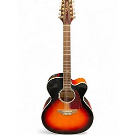 Used Takamine GJ72CE 3 Color Sunburst Acoustic Electric Guitar