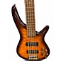 Used Ibanez SR405 5 String Quilted Maple Electric Bass Guitar