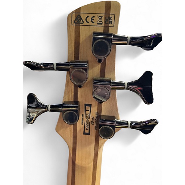 Used Ibanez SR405 5 String Quilted Maple Electric Bass Guitar